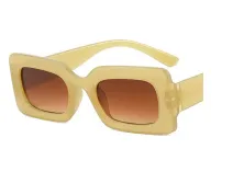 Women Fashion Jelly Color Square Sunglasses