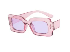 Women Fashion Jelly Color Square Sunglasses