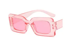 Women Fashion Jelly Color Square Sunglasses
