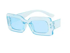 Women Fashion Jelly Color Square Sunglasses