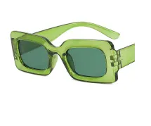 Women Fashion Jelly Color Square Sunglasses
