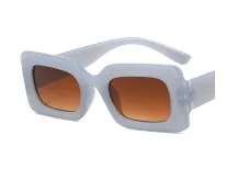 Women Fashion Jelly Color Square Sunglasses