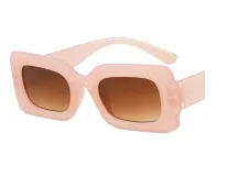 Women Fashion Jelly Color Square Sunglasses