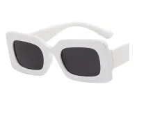 Women Fashion Jelly Color Square Sunglasses