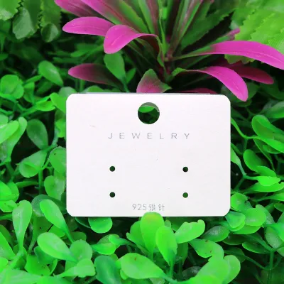 Wholesale 120pcs Earring Hook Card PVC Sticker Paper Jewelry Packaging Display Cards for Small Jewelry