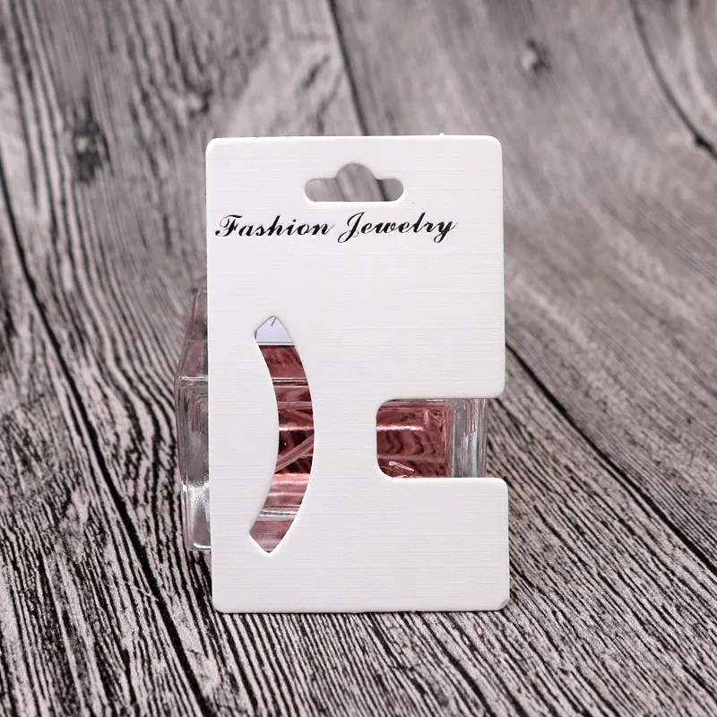 Wholesale 100pcs/Set Rubber Band Bow Packaging Display Paper Card Claw Clip Headdress Hair Accessories Card