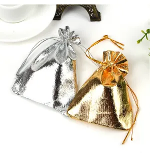 Wholesale 50pcs/Set Solid Color Candy Gift Jewelry Packaging Bag
