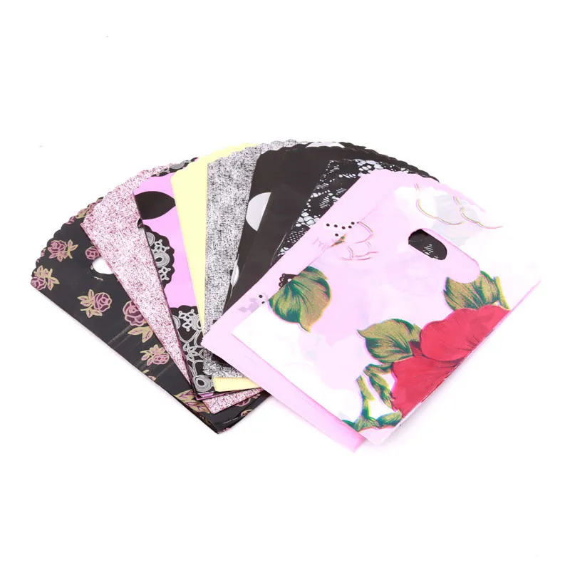 Wholesale 50pcs/Set Portable Outer Packaging Plastic Bag Storage Gift Bag Plastic Jewelry Jewelry Packaging Bag