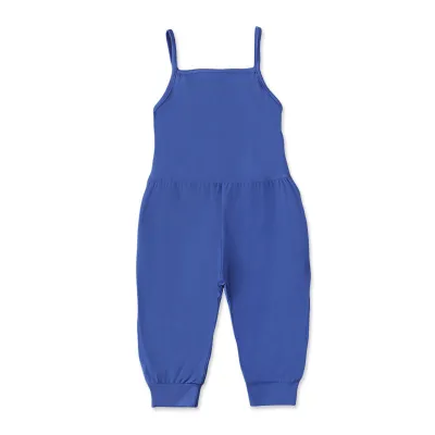 Children Kids Toddler Girls Cotton Suspenders Jumpsuit Sleeveless Pullover