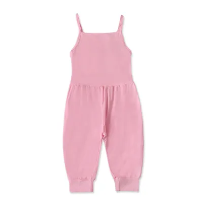Children Kids Toddler Girls Cotton Suspenders Jumpsuit Sleeveless Pullover