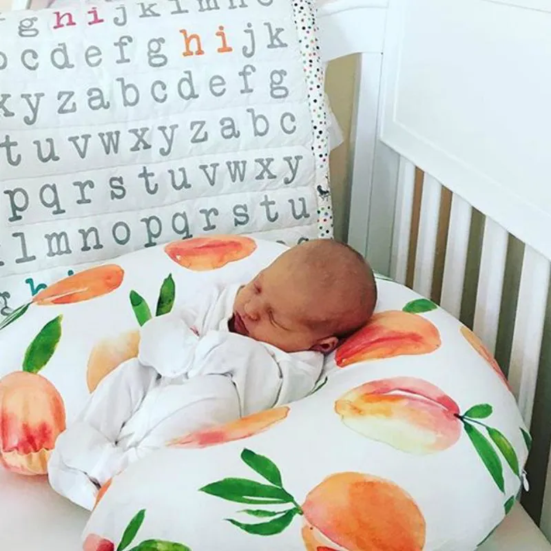 Newborn Baby Printing U Shape Feeding Pillowcase Multifunctional Pillow