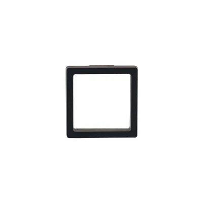 Transparent PVC Geometric Film Box Earrings Jewelry Storage Box with Art Style