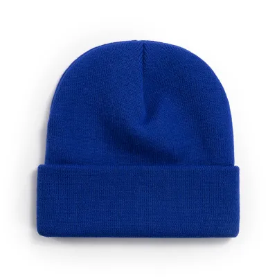 Women Casual Solid Color Dome Wool Warm Hat