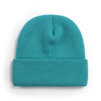 Women Casual Solid Color Dome Wool Warm Hat