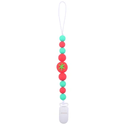 Baby Cartoon Anti-Drop Silica Gel Pacifier Chains 23cm