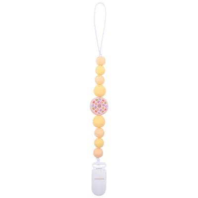 Baby Cartoon Anti-Drop Silica Gel Pacifier Chains 23cm