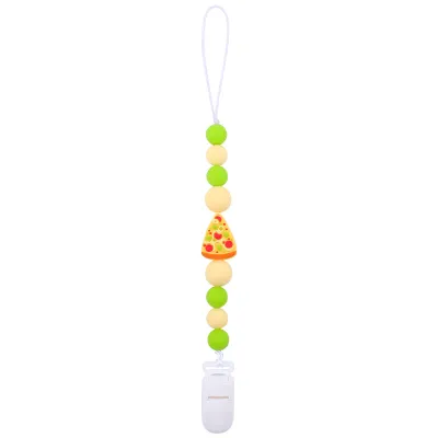 Baby Cartoon Anti-Drop Silica Gel Pacifier Chains 23cm