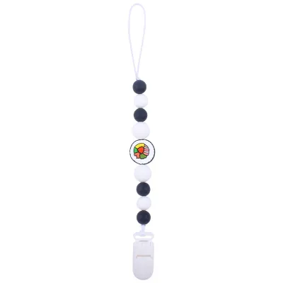 Baby Cartoon Anti-Drop Silica Gel Pacifier Chains 23cm