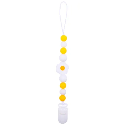 Baby Cartoon Anti-Drop Silica Gel Pacifier Chains 23cm