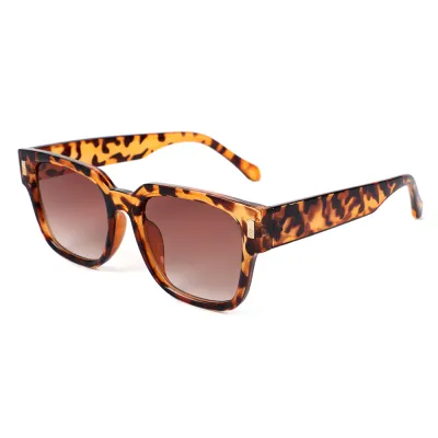 Fashion Simple Resin Lens UV Blocking Square Sunglasses