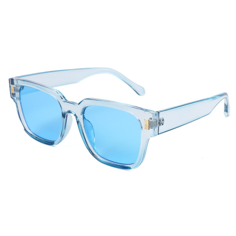 Wholesale Fashion Simple Resin Lens Uv Blocking Square