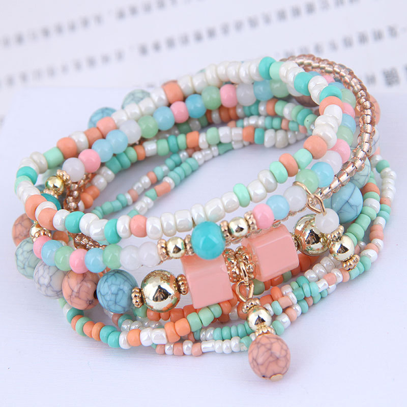 Beaded stretch bracelets wholesale discount