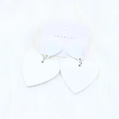 Wholesale Simple Heart Pendant Earrings for Women