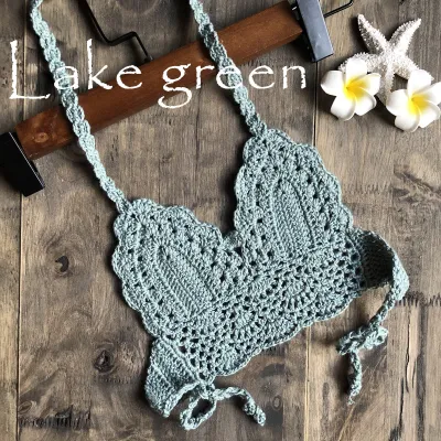 Kids Toddler Girls Beach Swimming Handmade Cotton Blend Top