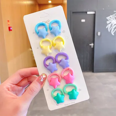 Children Kids Toddlers Girls Cartoon Hair Rope Hair Accessories