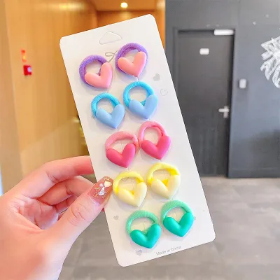 Children Kids Toddlers Girls Cartoon Hair Rope Hair Accessories