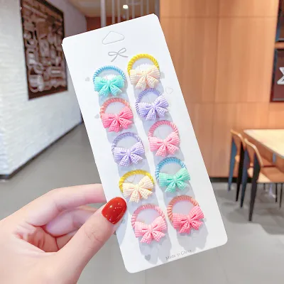 Children Kids Toddlers Girls Cartoon Hair Rope Hair Accessories