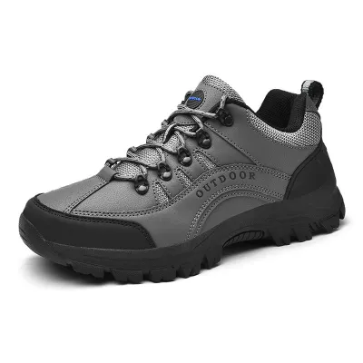 Men's Fashion Thick Sole Leather Sneakers Size 6-13 Lace Up Low Top
