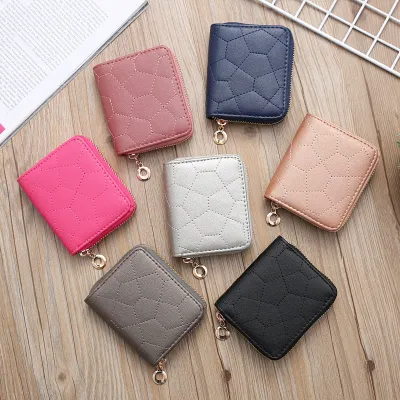 Women Fashion Embroidered Short Creative Coin Purse