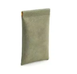 Fashion Solid Color Portable Anti-Pressure Automatic Closing Glasses Case Leather Frame Glasses Storage Bag