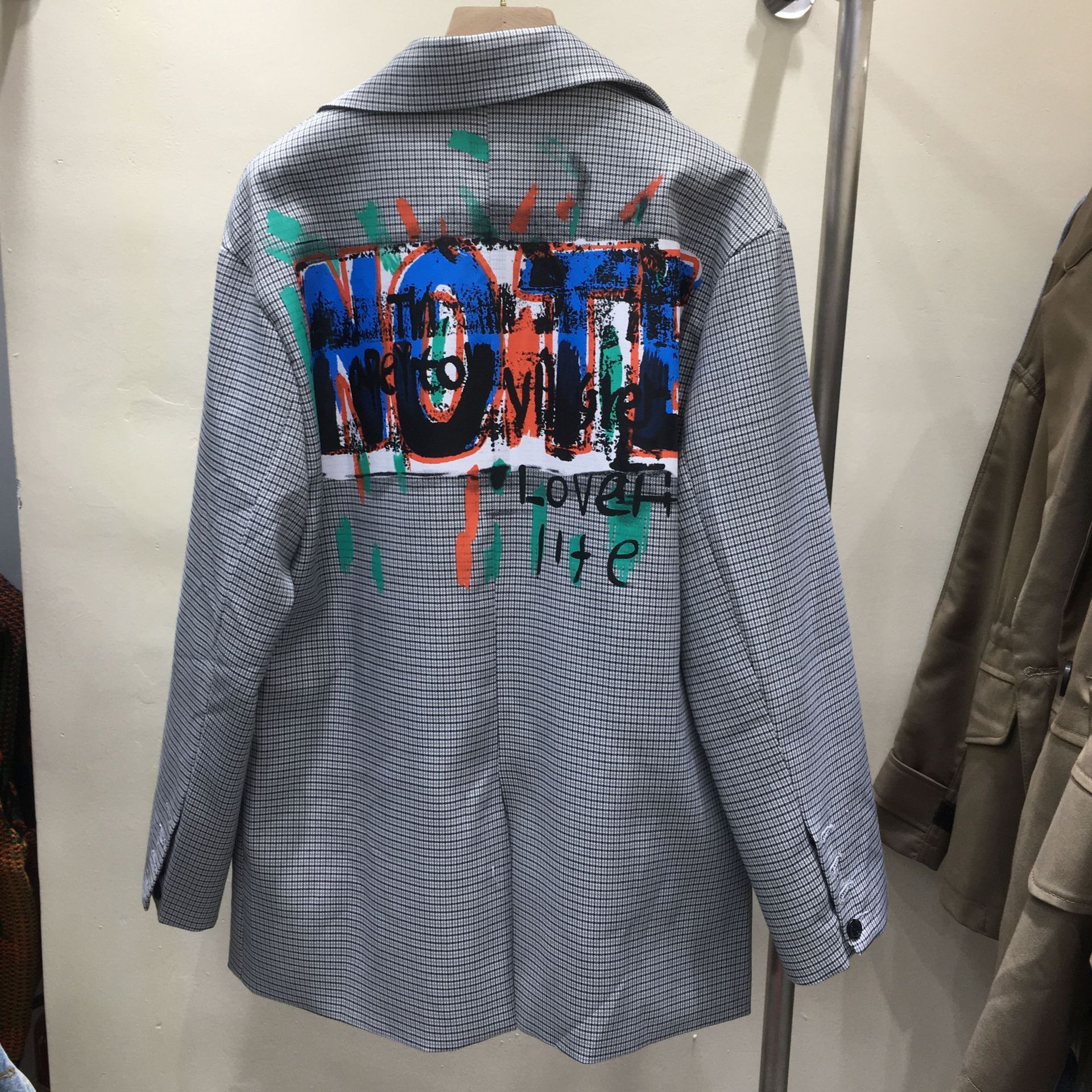 Wholesale Women Fashion Multicolor Letter Graffiti Long