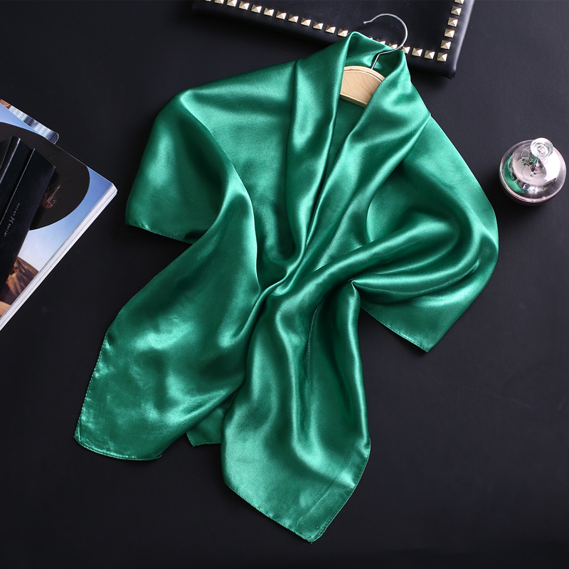 Solid Polyester Satin Scarf SPS1301