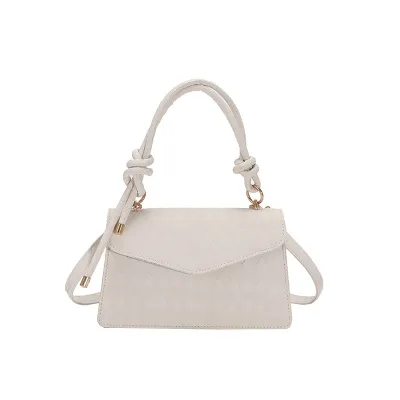 Women Fashion Retro Indentation Diamond Small Square Crossbody Bag