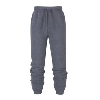 Men Autumn Winter Casual Solid Color Loose Lace Up Sports Pants