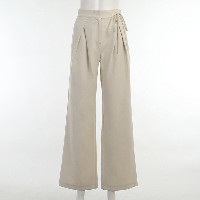 Wholesale Elegant Women Autumn Winter High Waist Loose