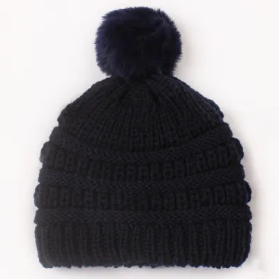 Toddlers Newborn Baby Girls Boys Solid Color Knitted Turban Cap