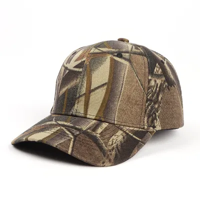 Unisex Camouflage Baseball Cap Acrylic Dome Hat for Soldiers