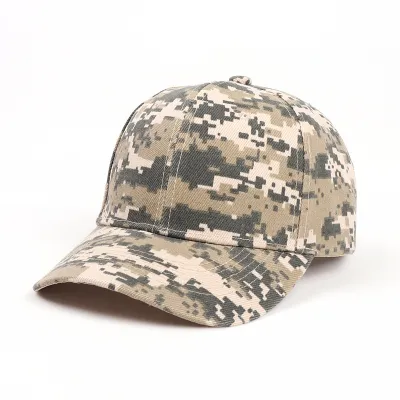 Unisex Camouflage Baseball Cap Acrylic Dome Hat for Soldiers