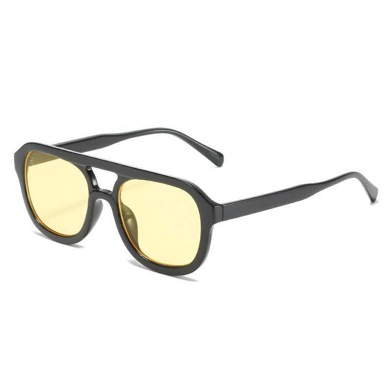 Wholesale Women Retro Double Bridge Jelly Sunglasses Wholesale Women Retro Double Bridge Jelly Sunglasses