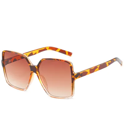 Women Fashion Square UV400 Sunglasses PC Frame AC Lens