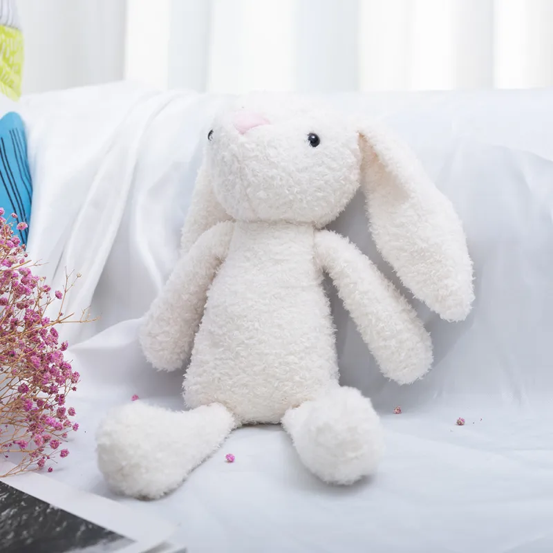 Creative Cute Rabbit Catching Doll Plush Toy Stuffed Animal for Kids