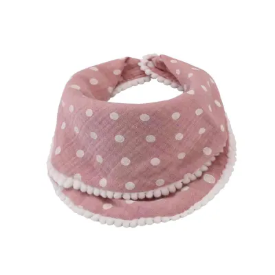 Toddlers Newborn Baby Handkerchief Bib Burp Cloth 31*31cm Pure Cotton Unisex Solid Color