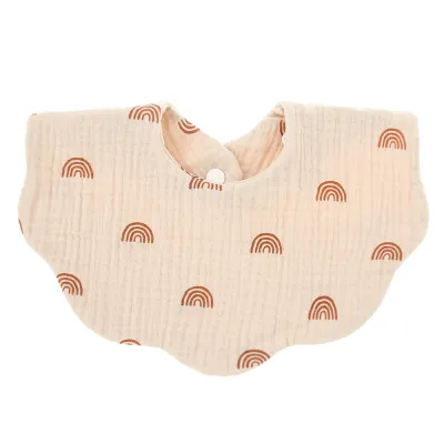 Toddlers Newborn Baby Printed Cotton Bib Burp Cloth Unisex