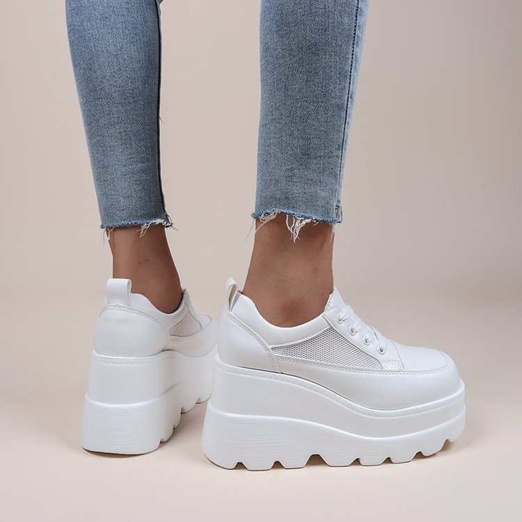 ★JILLSTUART★ [BAY] MESH PLATFORM SNEAKERS 2 COLORS (JLSO5E Wholesale Women'S Fashion Square Toe Mesh Platform Shoes