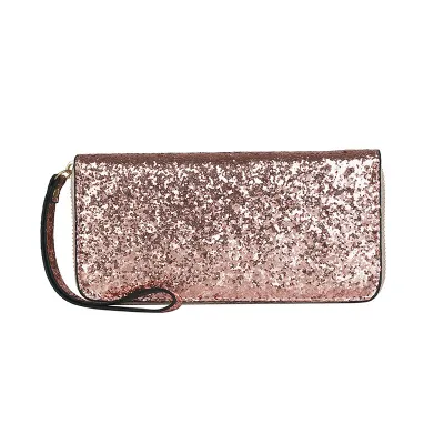Feminine Fashion Sequin Mid Length Dinner Wallet Coin Purse