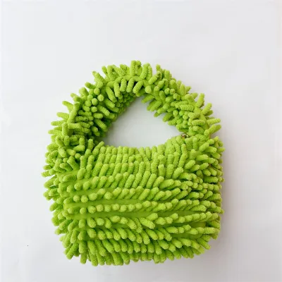 Women's Mop Plush Candy Handbag Soft Sweet Square Bag